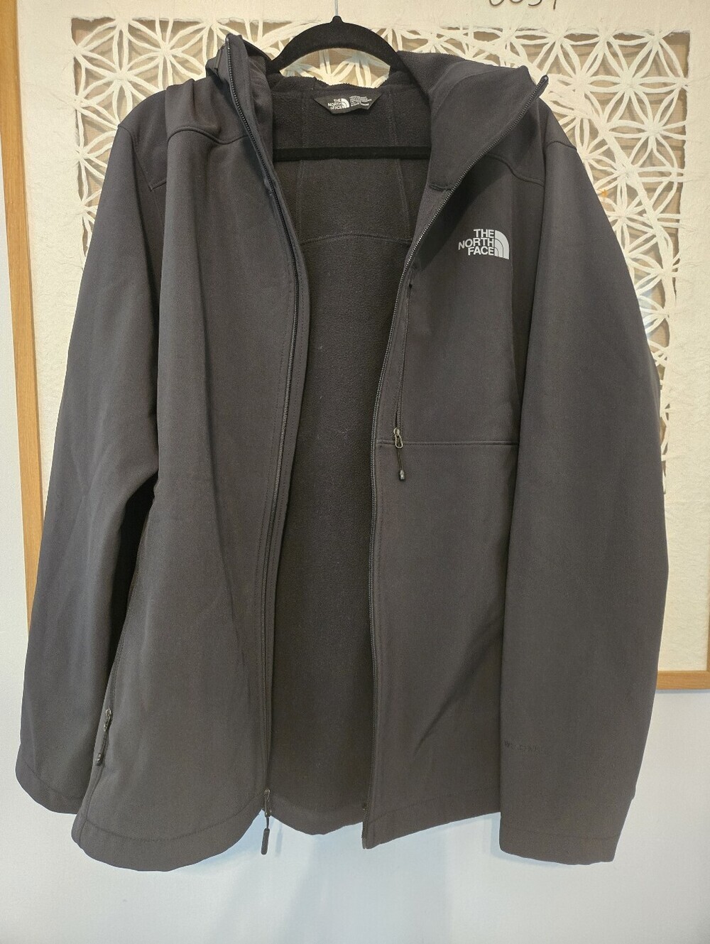 Men’s The North Face Apex Bionic Softshell Jacket XXL Black Windproof Zip Front